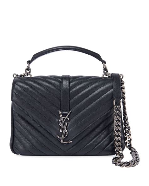 medium college YSL silver hardware